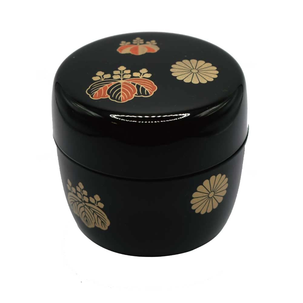 茶道具 棗 楽天市場】○【茶道具 / 棗】 中棗 扇面-せんめん- 黒・朱・溜の